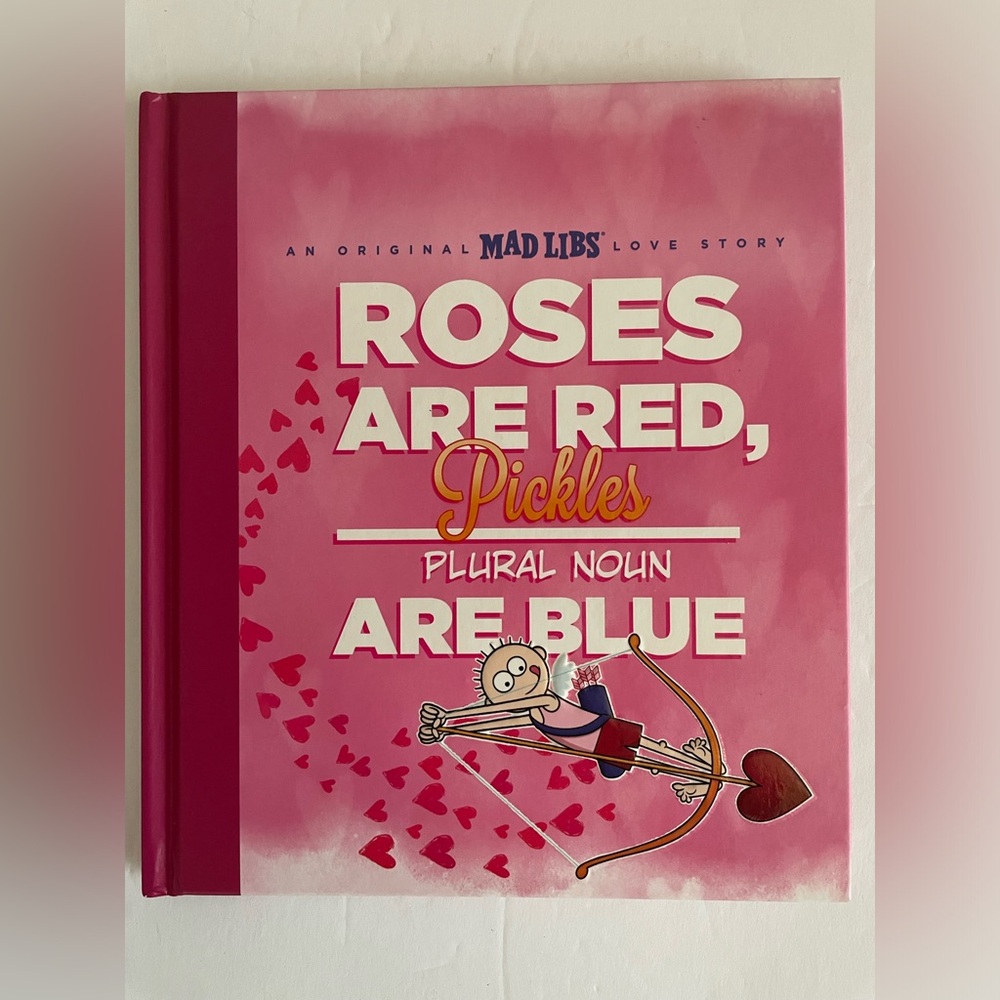 An Original Mad Libs Love Story Book Roses Are Red